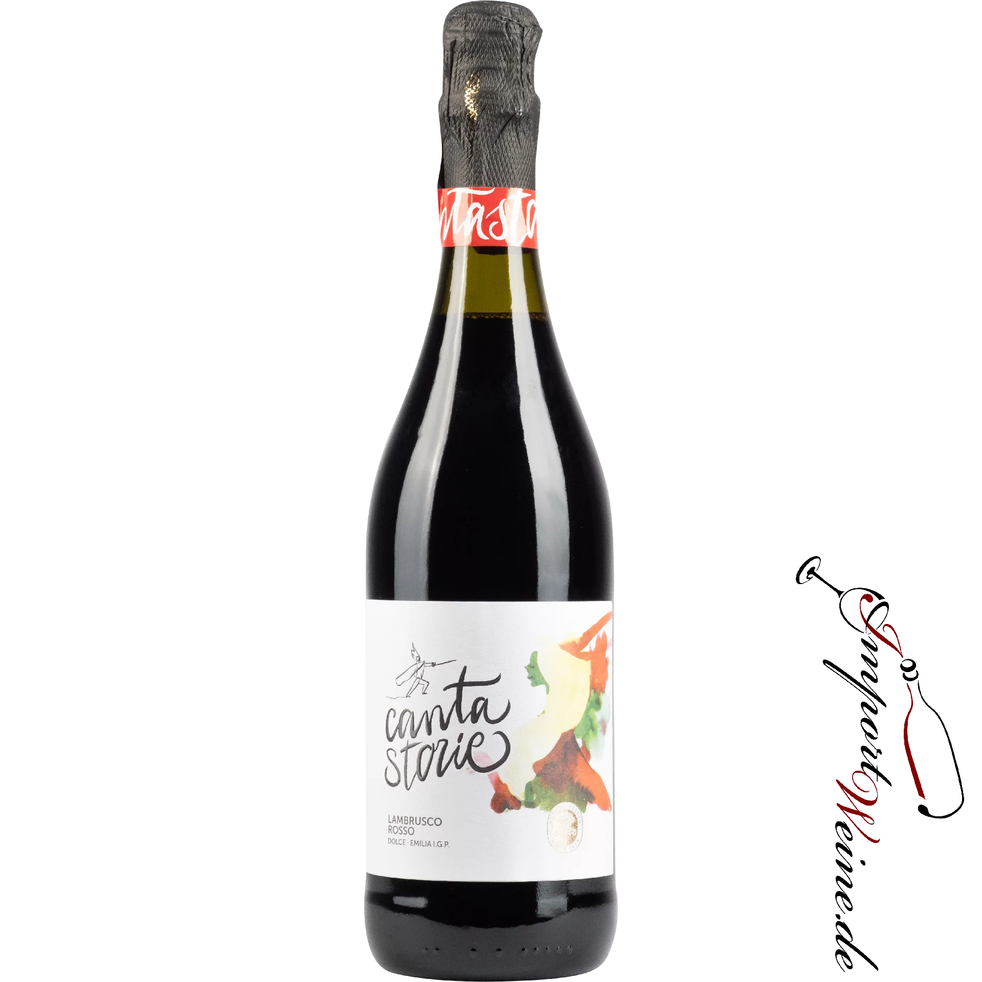 Lambrusco Cantastorie Rosso Dolce IGP frizzante Casali